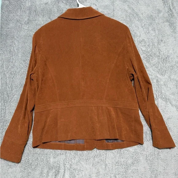 NWOT Prophecy Dress Woman Rust Orange 2-Button Blazer Suit Jacket Size 18 - Picture 3 of 9